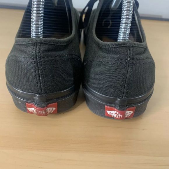 Vans Off The Wall Black Canvas Shoes size 9.5Mens/11Womens - Picture 6 of 9
